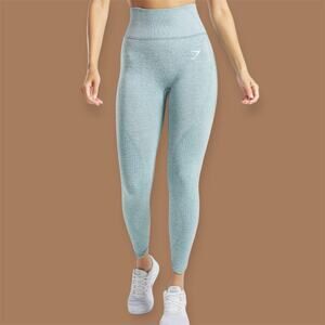 GYMSHARK Leggings Vital Seamless Light Green Medium Yoga Pilates